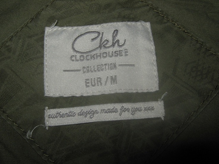 Куртка милитари в камуфляже с капюшоном Clockhouse р.M, фото №6
