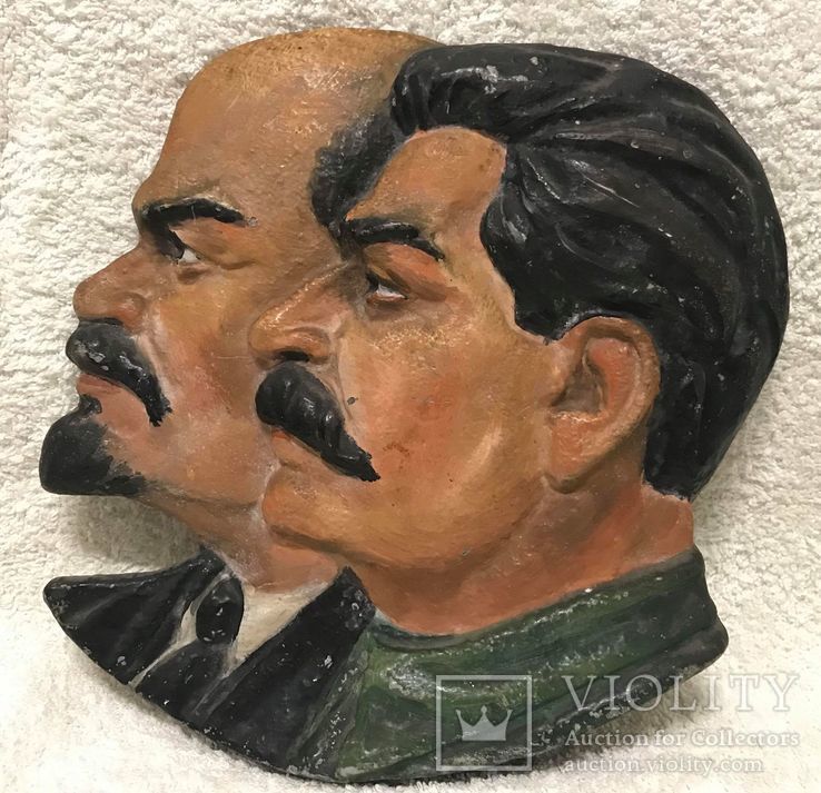Барельеф Ленин-Сталин