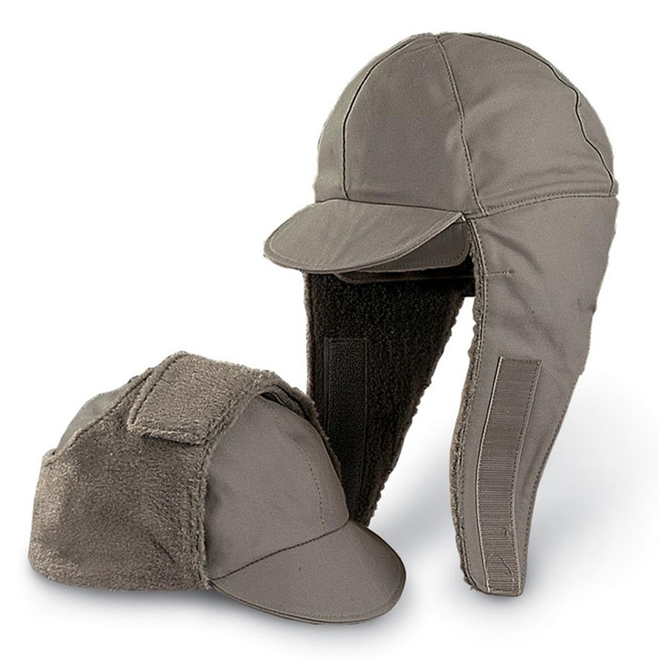 Czapka zimowa oliwa Bundeswehr. Czapka-ushanka Olive Bundeswehrze r. 58 (lot nr 7), numer zdjęcia 2