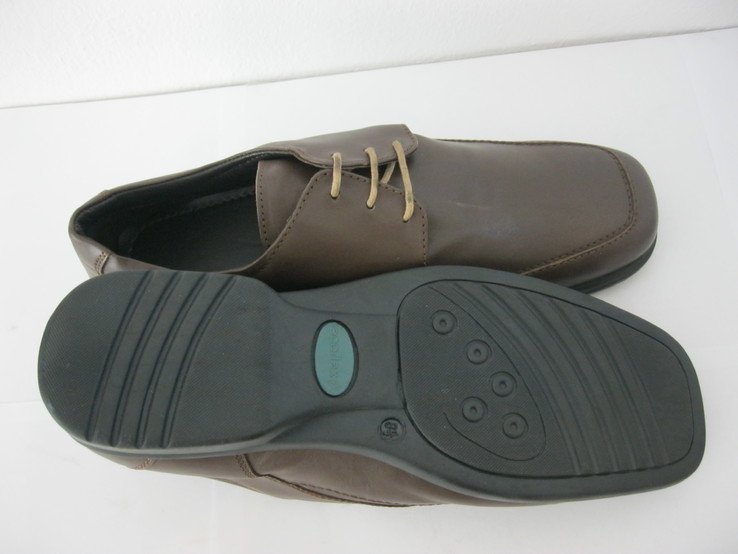 Кожаные туфли ecofleks 42, photo number 8