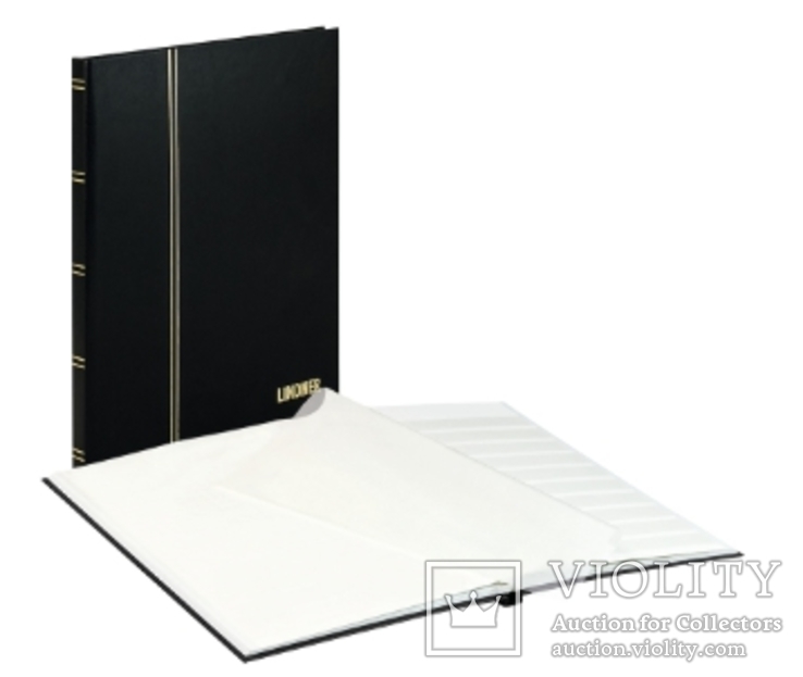 Кляссер серии Standard с 16 белыми страницами 230mm Х 305mm Х 15mm. 1160 - S. Чёрный., фото №3