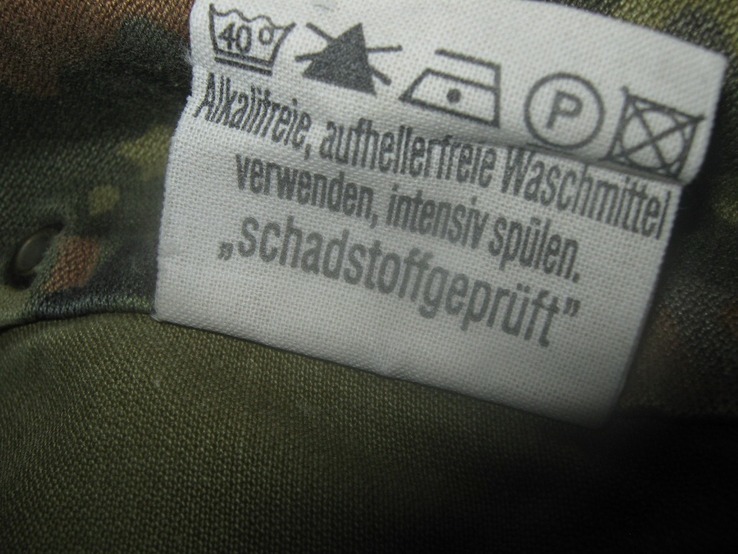 Кепка камуфлированная флектарн (Бундесвер). Немка. Кеппи Bundes. №8 р.57, numer zdjęcia 8
