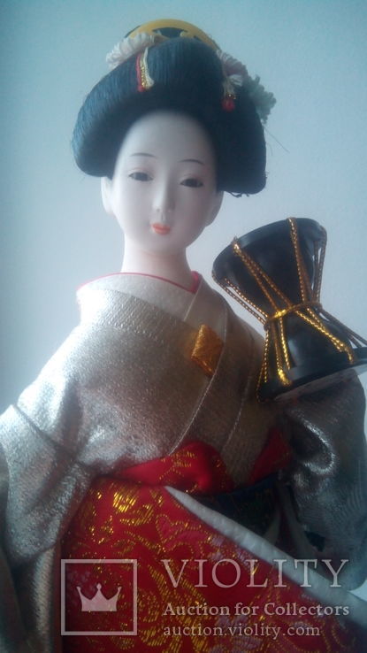 Коллекционная кукла Гейша 30см Япония, фото №2