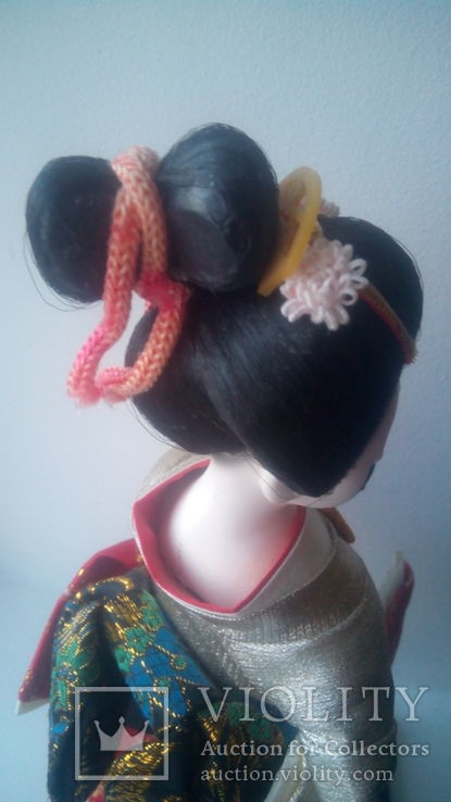 Коллекционная кукла Гейша 30см Япония, фото №4