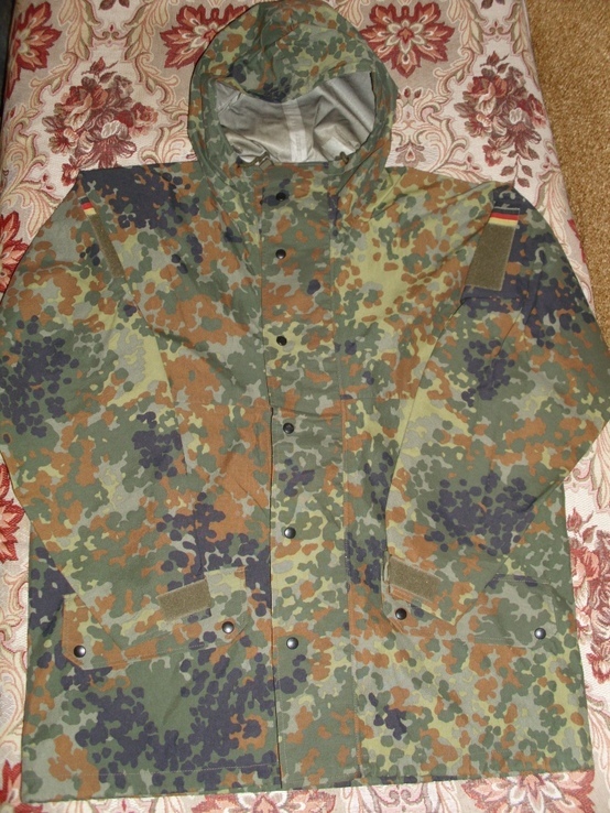 Куртка/парка камуфляж Flecktarn (Бундес). Мембрана Gore-Tex №34-2 р.44-46, фото №2