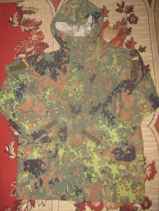 Куртка/парка камуфляж Flecktarn (Бундес). Мембрана Gore-Tex №20-2 р.48-50, numer zdjęcia 2