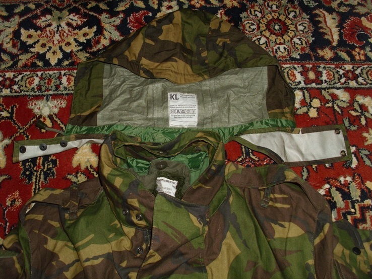 Камуфлированная парка (куртка) DPM армии Нидерландов. Две подстёжки - зимняя+Gore-Tex. №12, фото №12