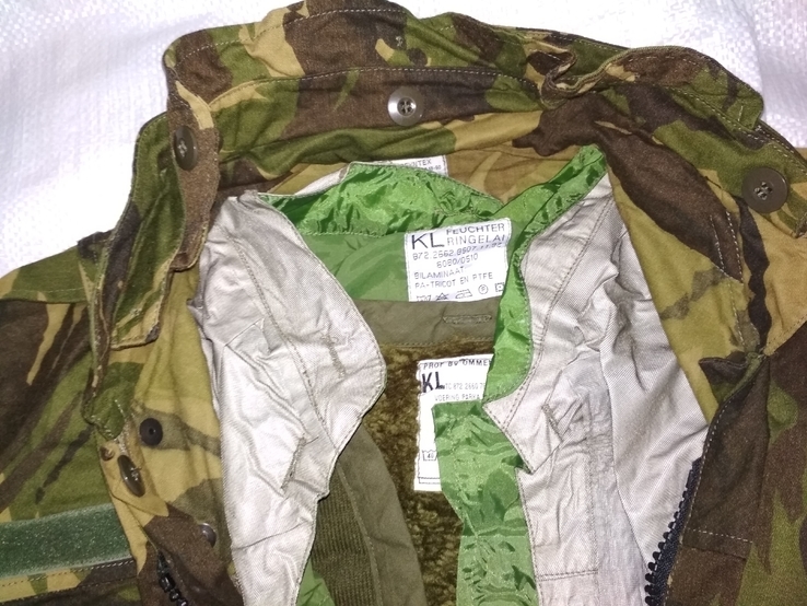 Камуфлированная парка (куртка) DPM армии Нидерландов. Две подстёжки - зимняя+Gore-Tex. №18, photo number 9