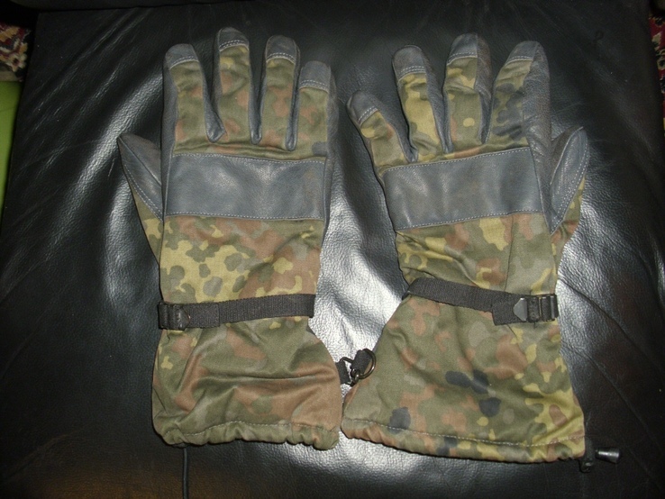 Перчатки камуфляж BW флектарн Бундесвер оригинал. Flecktarn Bundeswehr №1 р.9, photo number 2
