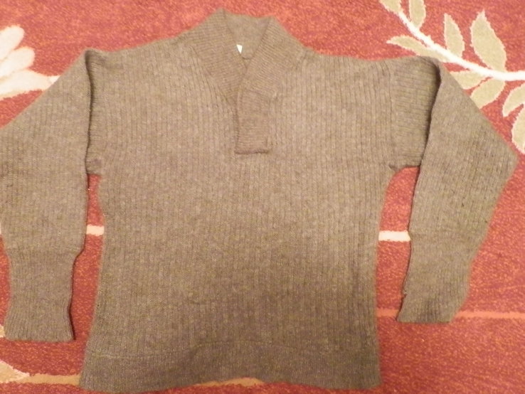 Джемпер / военный свитер армейский NATO. Олива. №5 р.44-46 (маленький), фото №2