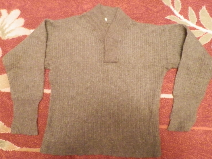 Джемпер / военный свитер армейский NATO. Олива. №5 р.44-46 (маленький), numer zdjęcia 3