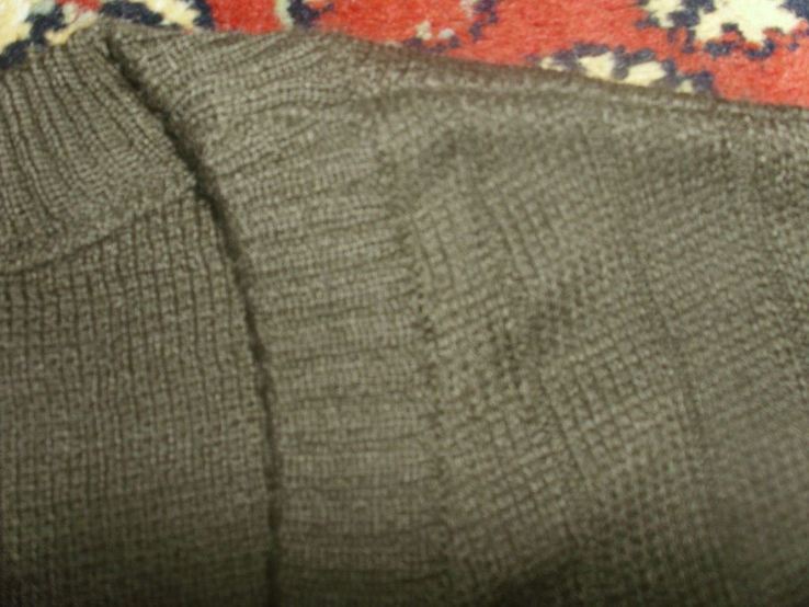 Джемпер / военный свитер армейский (Чехия). Шерсть. Олива. №2 р.185/110, photo number 8