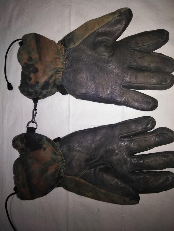 Зимние перчатки flecktarn армии Bundeswehr (Германия). Перчатки зима Бундес р.9 (лот №17), фото №8