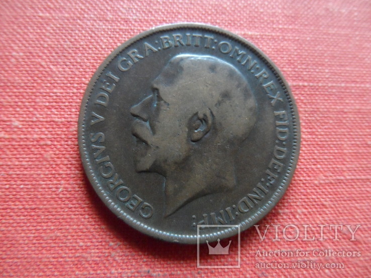 1 пенни 1913   Великобритания        (Т.9.23)~, фото №3
