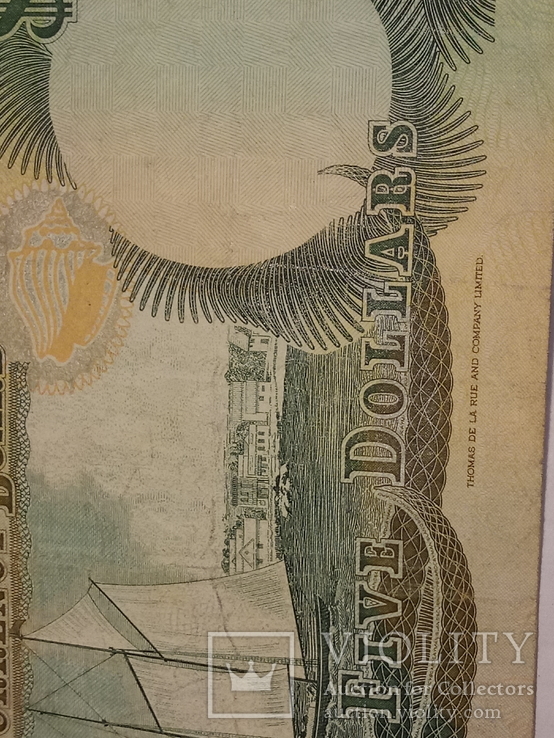5 долларов кайманские Острава.1991г, фото №7
