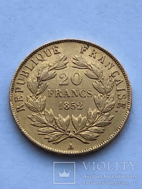 20 франков 1852 год, фото №3