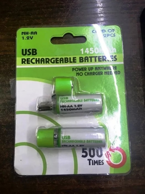 Аккумулятор USB Centechia 1450mah 2шт