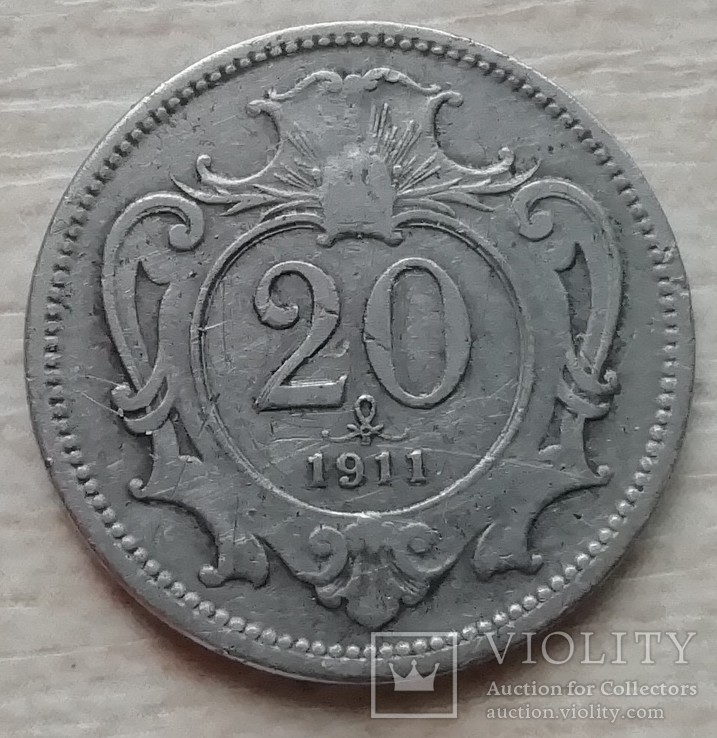 20 геллеров 1911 г.