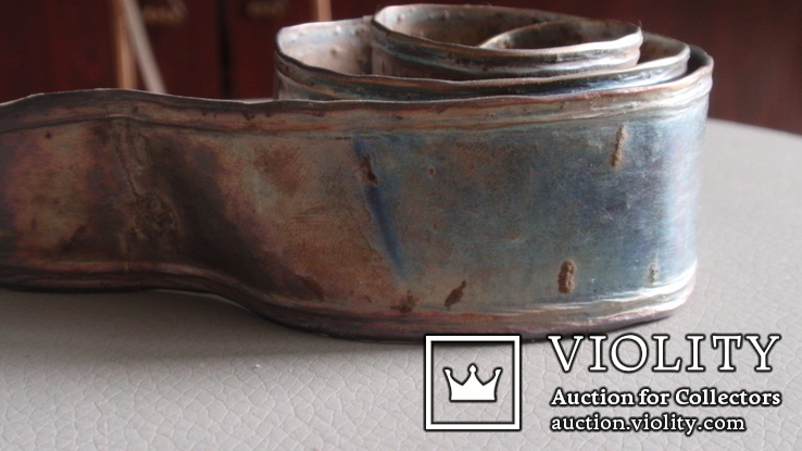 Шейная гривна Русь VI—VII век Серебро 42,6 грамм, фото №8