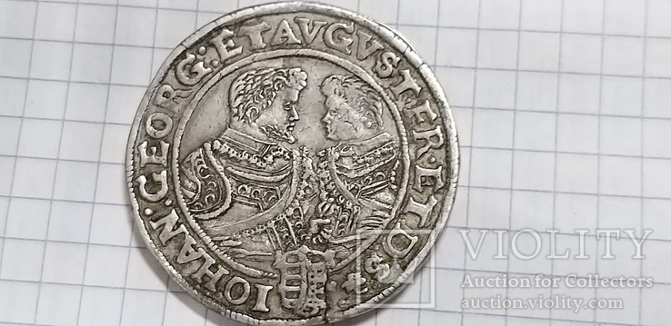 Талер Саксония  1611 год, фото №13