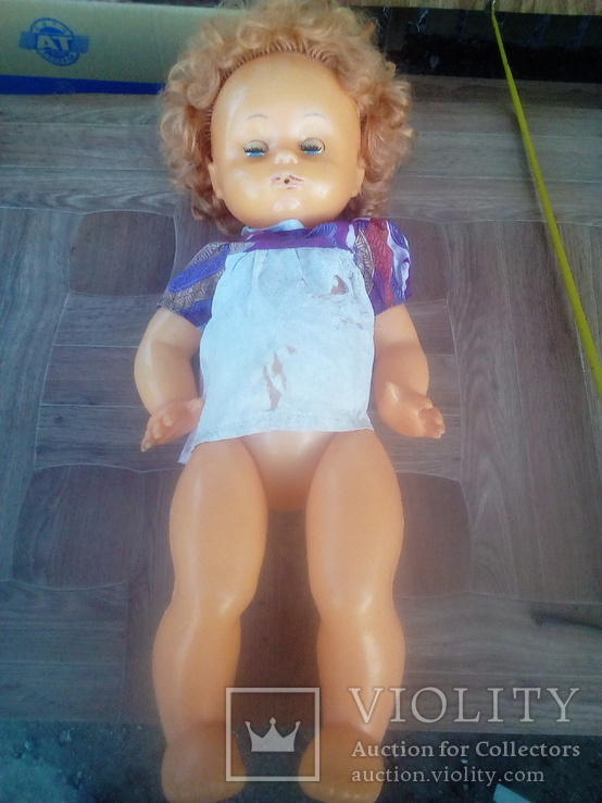 Большая паричковая кукла на резинках из ссср., фото №2