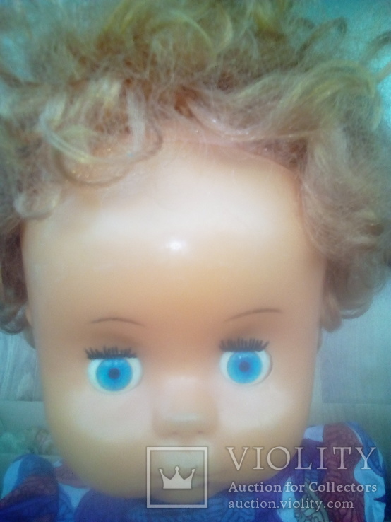 Большая паричковая кукла на резинках из ссср., фото №5