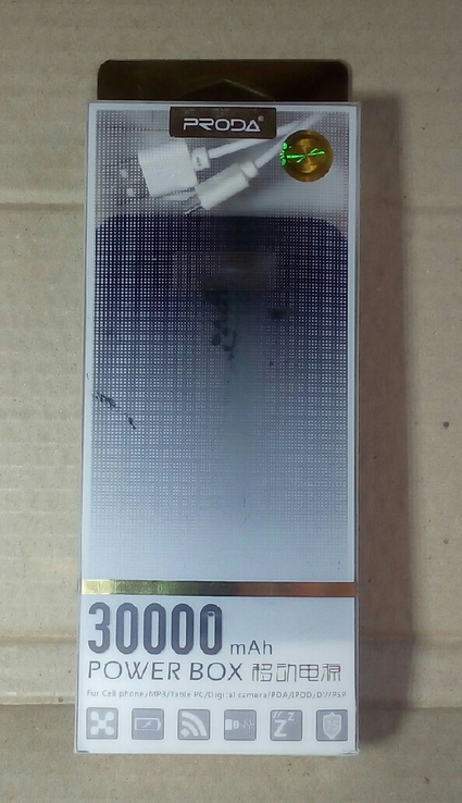 Универсальная мобильная батарея Power Bank Proda.Power Box 30000 mAh .Оригинал, photo number 13
