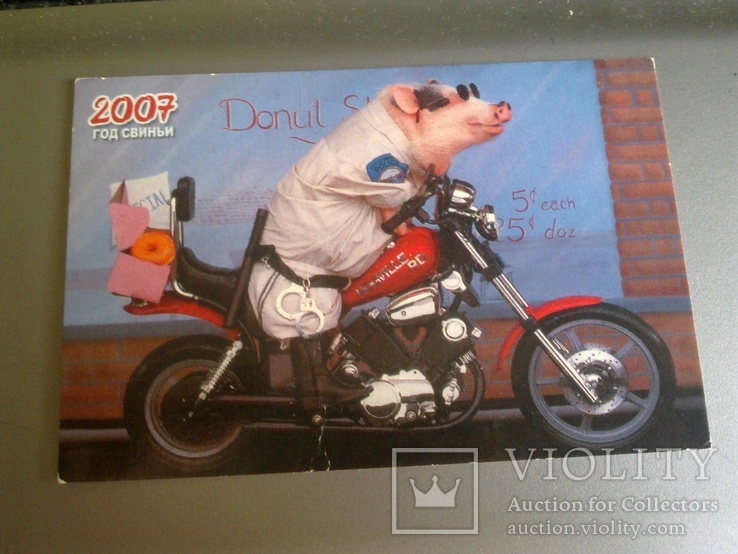 Мотоцикл - КК на 2007 г - год свиньи, фото №2