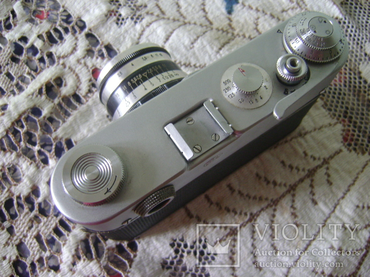 Фотоаппарат ФЕД - 3 СССР в кожаном чехле, фото №4