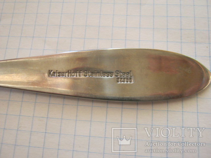 Вилка KaiserHoff Stainless Steel 32955, фото №4