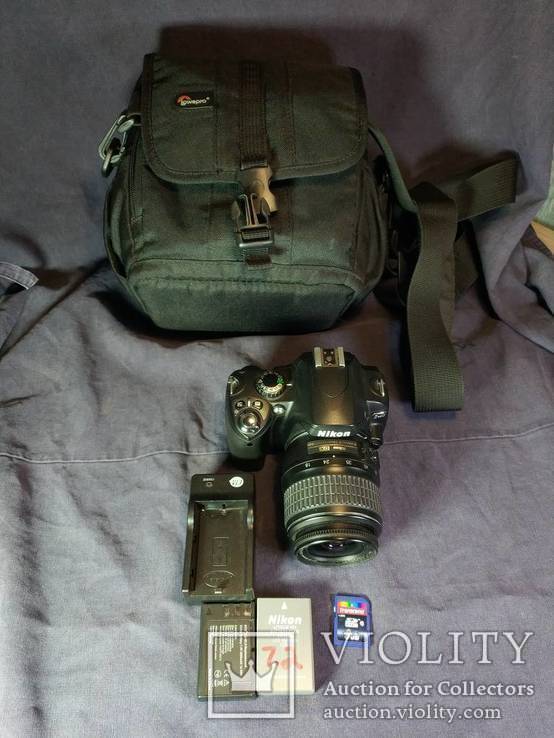 Nikon d40 18-55 kit + фотосумка и допбатарея, фото №2