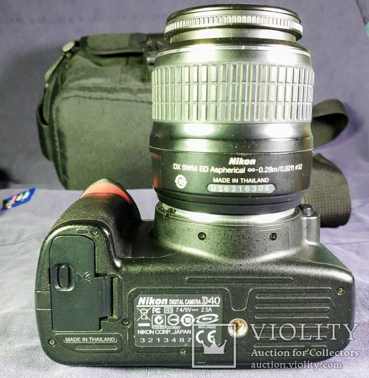 Nikon d40 18-55 kit + фотосумка и допбатарея, фото №8