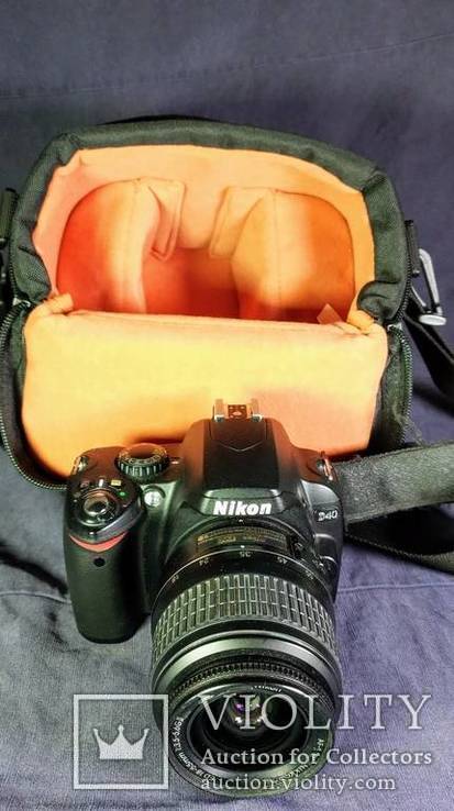 Nikon d40 18-55 kit + фотосумка и допбатарея, фото №9