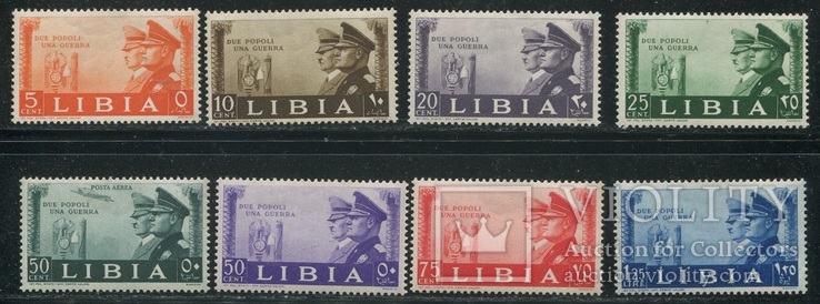 Рейх 1941 Итальянская Ливия Гитлер и Муссолини MNH **