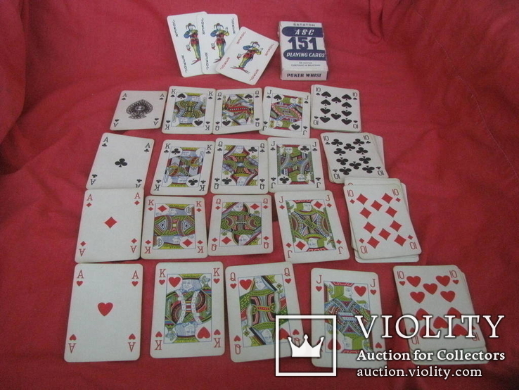 Карты для покера в коробке - Венгрия., фото №3