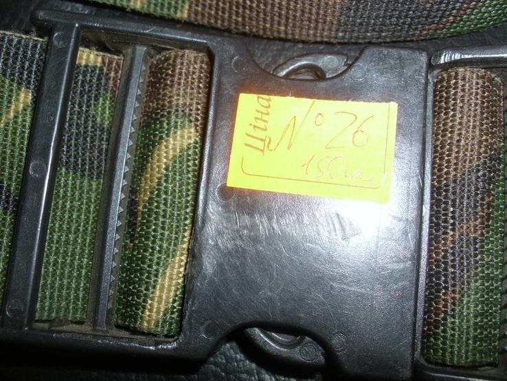 Ремень камуфляжный DPM военный армии Голландии 150см, фото №8