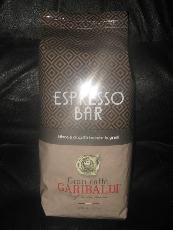 Кофе 1кг зерновой Gran Caffe Garibaldi Espresso Bar Гарибальди Эспрэссо Бар (Италия), фото №3