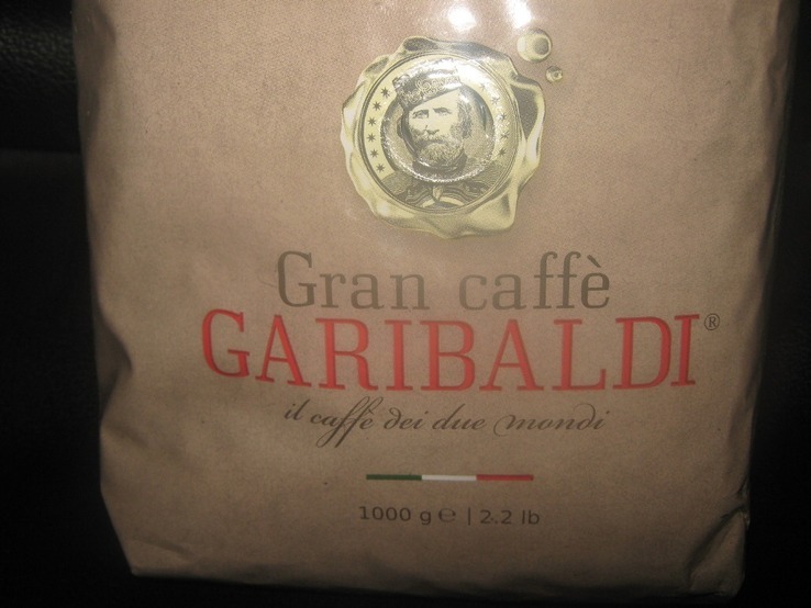 Кофе 1кг зерновой Gran Caffe Garibaldi Espresso Bar Гарибальди Эспрэссо Бар (Италия), фото №5