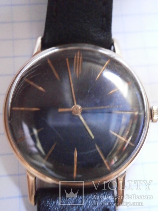 Муж. часы Луч СССР  Золото 15 грамм, фото №9