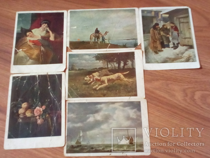 6 почтовых карточек 1929-1930 годов., фото №2