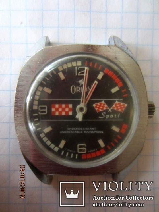 Часы орион спорт swiss 1970, фото №4