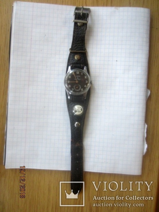 Часы победа штурманские ремешок  Юрий Гагарин 1957, фото №3
