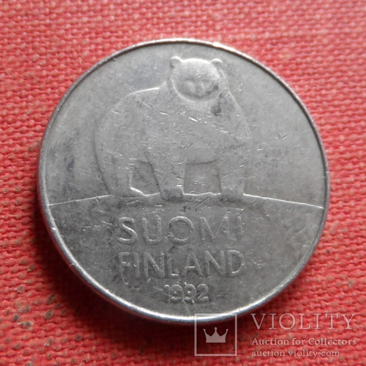 50 пенни 1992 Финляндия   (Т.13.33)~, фото №2