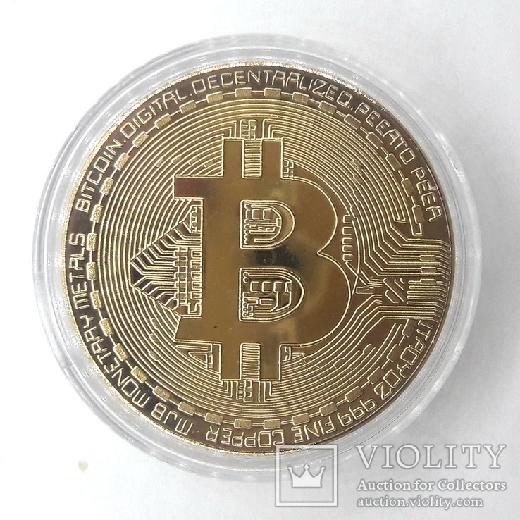 Bitcoins, биткоин (сувенир), фото №2