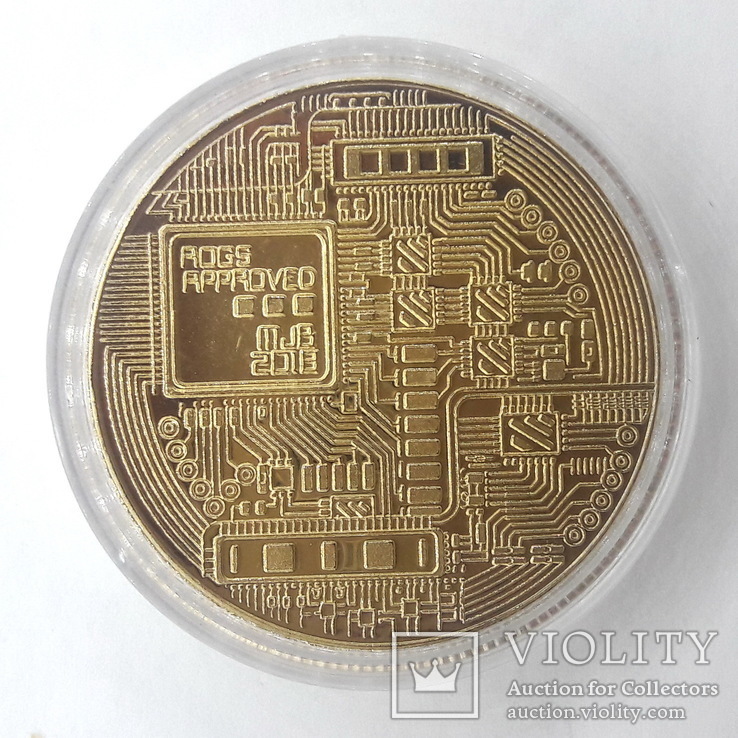 Bitcoins, биткоин (сувенир), фото №3