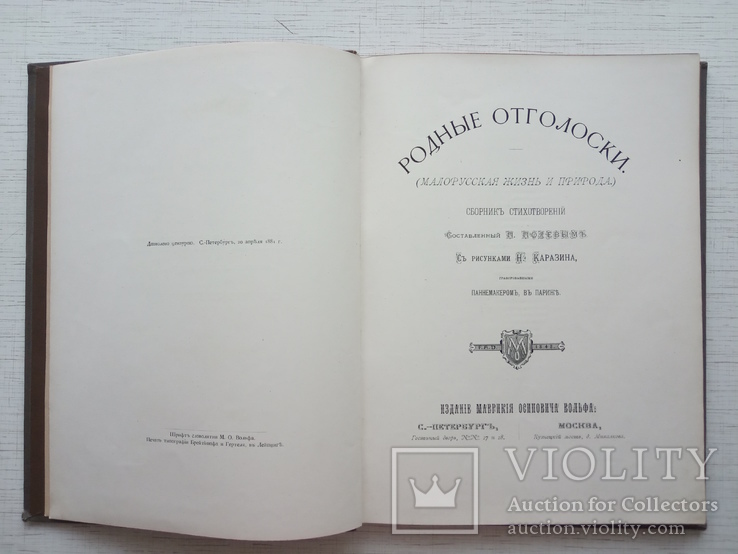 Родные отголоски. Сборник стихотворений, 1881., фото №4