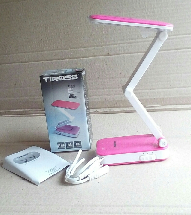 Настольная лампа Tiross TS-55 на 24 диода.Польша, фото №5