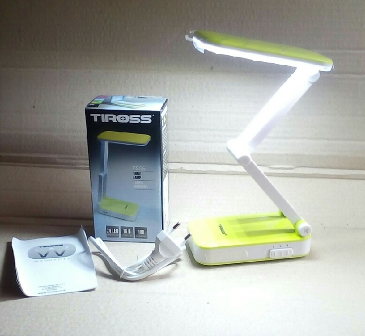 Настольная лампа Tiross TS-55 на 24 диода.Польша, фото №2