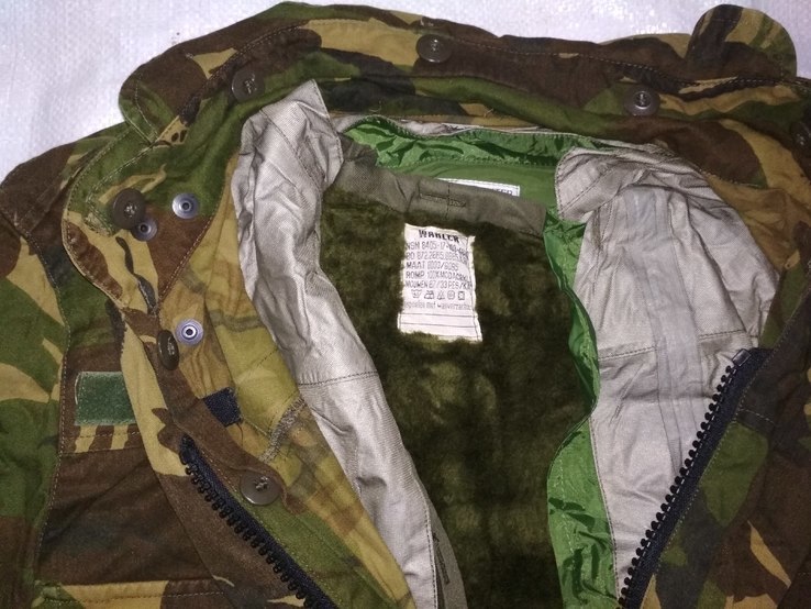 Камуфляж парка (куртка) DPM армии Нидерландов. 2 подстёжки: зимняя+Gore-Tex. №19 8000-9095, фото №9