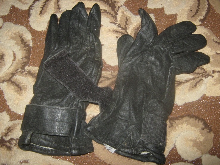 Армейские оригинальные перчатки кожа+утеплитель (демисезонные) Австрия р.10 (лот №24), фото №3
